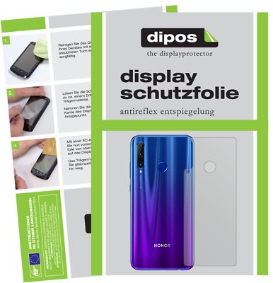 Dipos Pellicola Protettiva Antiriflesso Per Honor View 10 Lite | Protezione Posteriore Made In Germany - 3