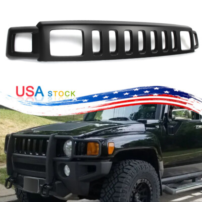 For Hummer H3 H3T 06-10 Front Grille Assembly Matte Black Replace For HU1200101