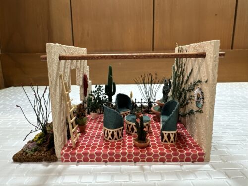 Miniaturas para casa de muñecas ~ vendaval artesanal hecho a mano patio suroeste - Imagen 3 de 11
