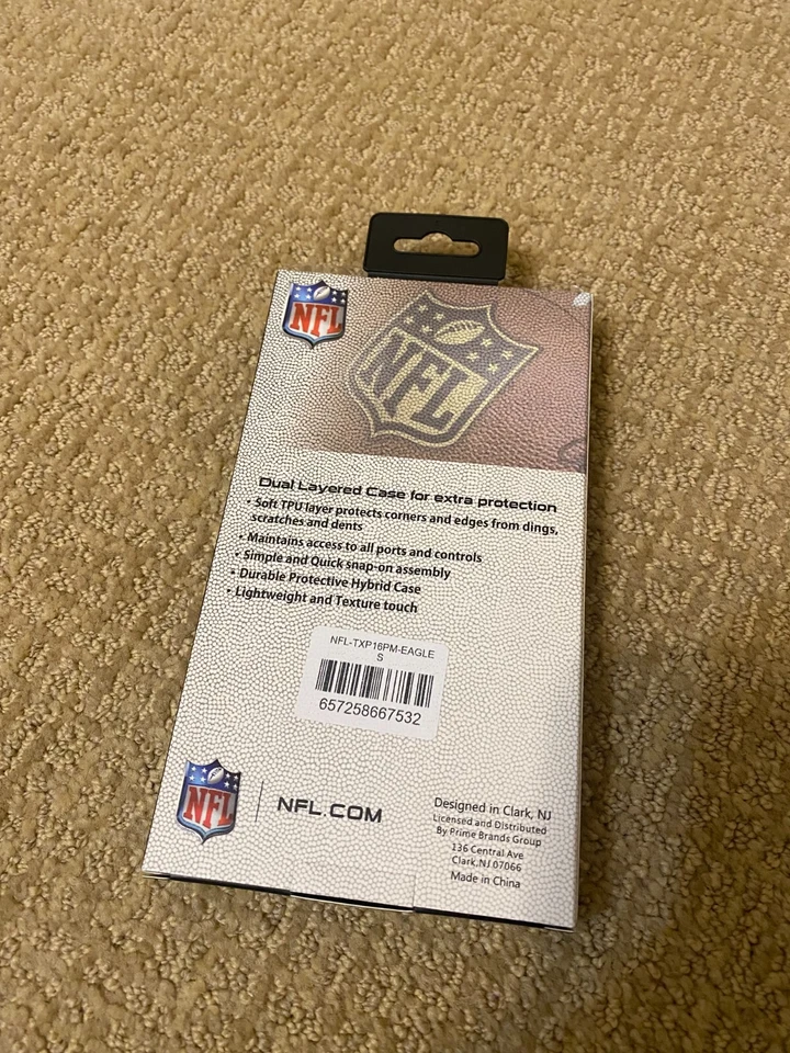 Funda protectora de oficina NFL para Apple iPhone 16 Pro Max - Philadelphia Eagles Foto 2 de 2