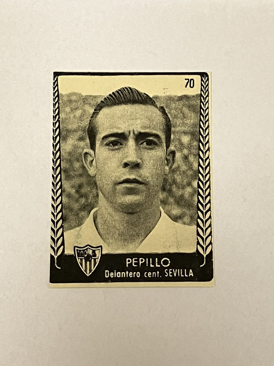 1953-54 Bruguera No. 70 Pepillo Ases De Futbol Turmo Vintage