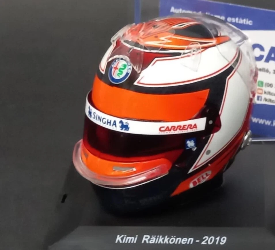 1/5 Casco/Helmet Kimi Raikkonen F1 2019 Spark Editions