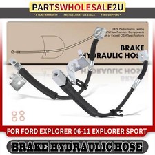2pcs Rear Brake Hydraulic Hose For Ford Explorer Sport Trac Mercury Mountaineer