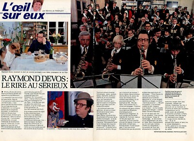 Coupure de presse Clipping 1981 Raymond Devos      (2 pages)