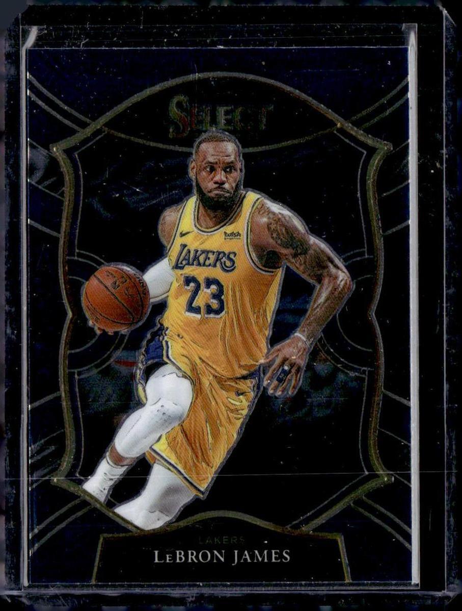 2020-21 Panini Select #23 LeBron James Blue