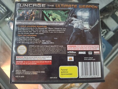 X-Men Origins Wolverine Nintendo DS PAL CIB Very Good Marvel