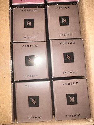 Nespresso Capsules VertuoLine, Intenso, Dark Roast Coffee, 60 Count  Pods