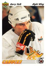 Garry Valk 1991 Upper Deck #152 Vancouver Canucks
