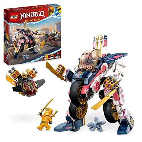 LEGO NINJAGO 71792 Set Sora's Transforming Mech Bike Racer Rare