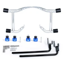 Saddlebags Guards Crash Rails Bars For Harley Touring Road Street Glides 14-25