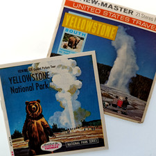 3x VIEW-MASTER 3D REEL  YELLOWSTONE SOUTH  Ntl. Park Wyoming, USA, Stereo A306