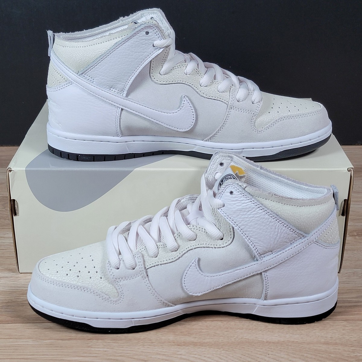 Nike SB Dunk High QS x Antihero Shoes Mens Size 11 White