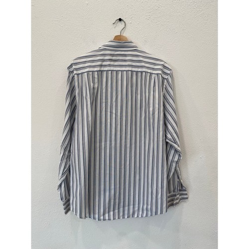 Men's Banana Republic Blue & White striped Button Up Dress Shirt Size Large - Picture 4 of 4