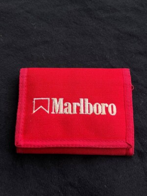Vintage Marlboro 1990s Red Men's Wallet Cardholder | eBay