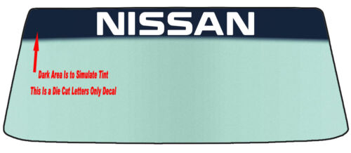 FOR NISSAN WINDSHIELDS - BANNER DIE CUT STICKER VINYL DECAL AND APPLICATION TOOL - Picture 5 of 9