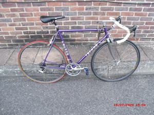 Pro Racer 1980s Vintage Road Racing Bike Techno Frame Shimano 105 Mechanism Ebay