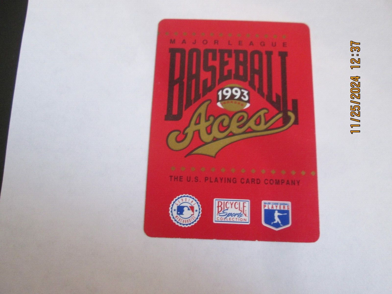 FRANK THOMAS WHITE SOX 1993 U.S. PLAYING CARD COMPANY ACES CARD #8