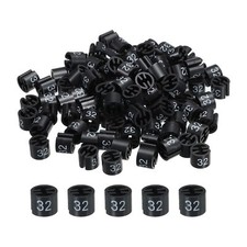 Clothes Hanger Marker Colored Hanger Sizer Garment Markers Tag Number 32 Blac...