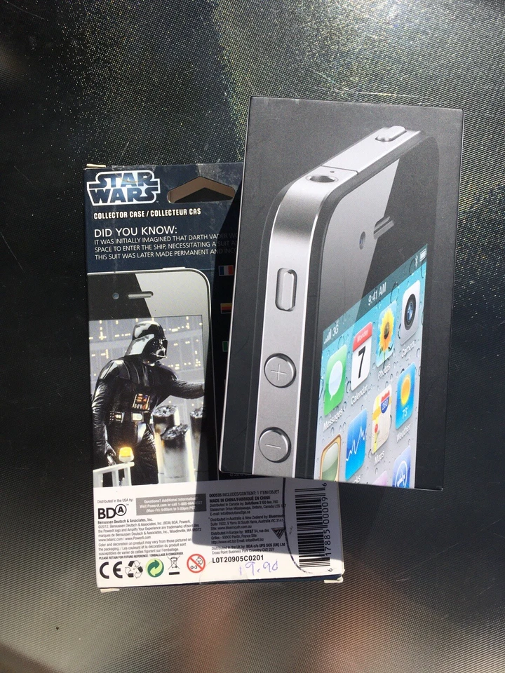 Rare Star Wars Darth Vader Quality Unique Very Special iPhone 4/4s Protector - Image 2 of 4