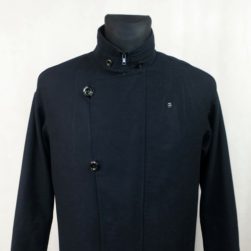 G-STAR WOMENS WOOL COAT JACKET MINOR A-LINE LOOSE TRENCH WMN size S - 第 2/10 張圖片