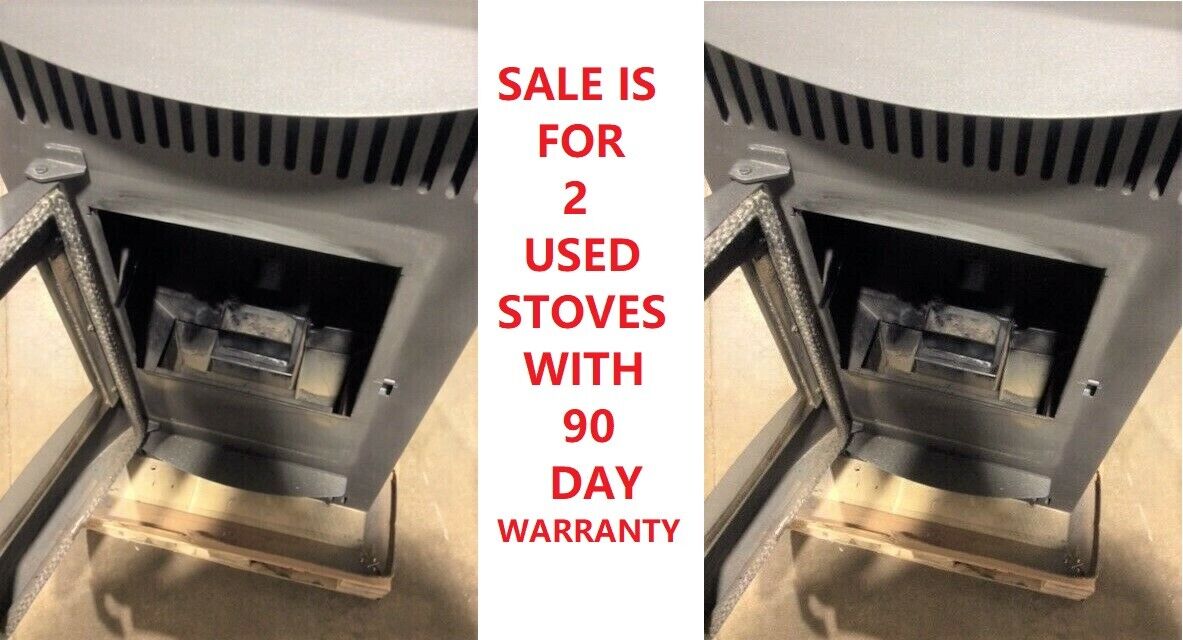 12327 Castle Serenity 2 Wood Pellet Stoves  READ THE AD USED MODEL CABIN GARAGE