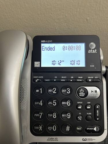 AT&T HD Audio Digital Answering System 4H20 Caller ID Announce Telephone - Zdjęcie 8 z 17
