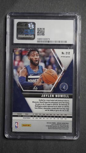 2019 Panini Mosaic #212 Jaylen Nowell CSG 9 - Picture 2 of 2