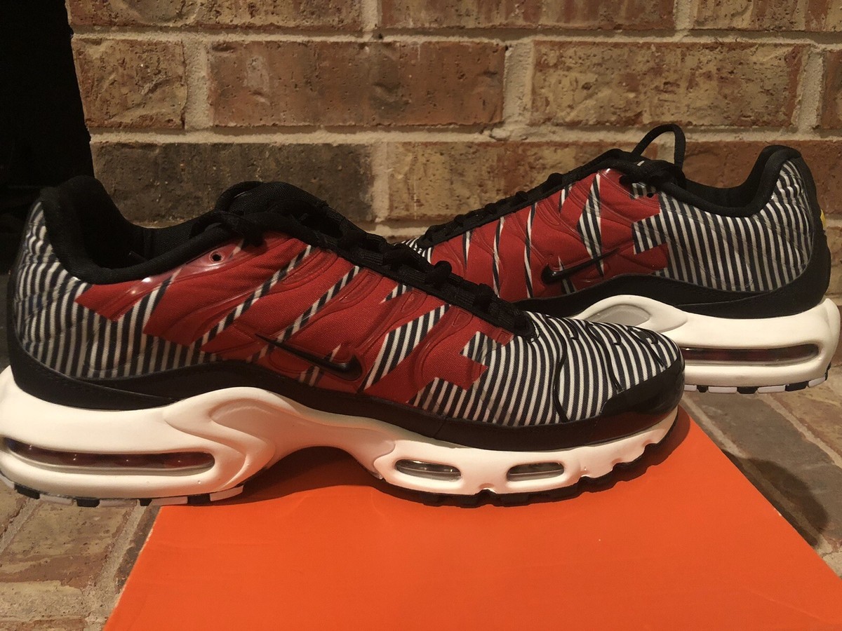 Nike Air Max Plus TN SE Big Logo Black Zebra Striped AT0040-001 Men 11.5 Nike Air Max Plus Premium Men main image 3