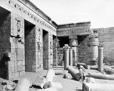 ANCIENT EGYPTIAN TEMPLE OF RAMESSES IN EGYPT 11x14 GLOSSY PHOTO PRINT