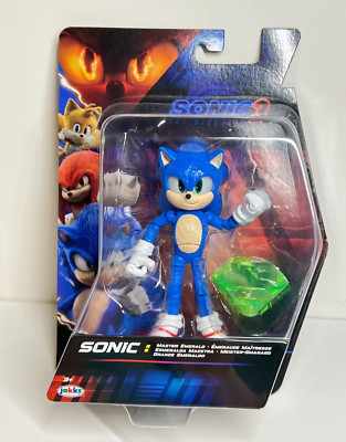 Sonic the Hedgehog 3 Sonic w/ Master Emerald 5'' Action Figure NEW