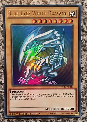 Yugioh Blue Eyes White Dragon CT13-EN008 Ultra Rare Limited