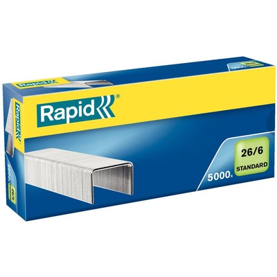 Heftklammern Standard 26/ 6, galvanisiert Rapid 24861300 (7313468613006)