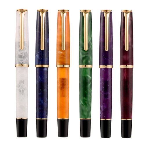 HongDian N12 Resin Füllfederhalter extra fein EF/F Feder Classic Pen Schreibfeder Geschenk - Bild 21 von 22