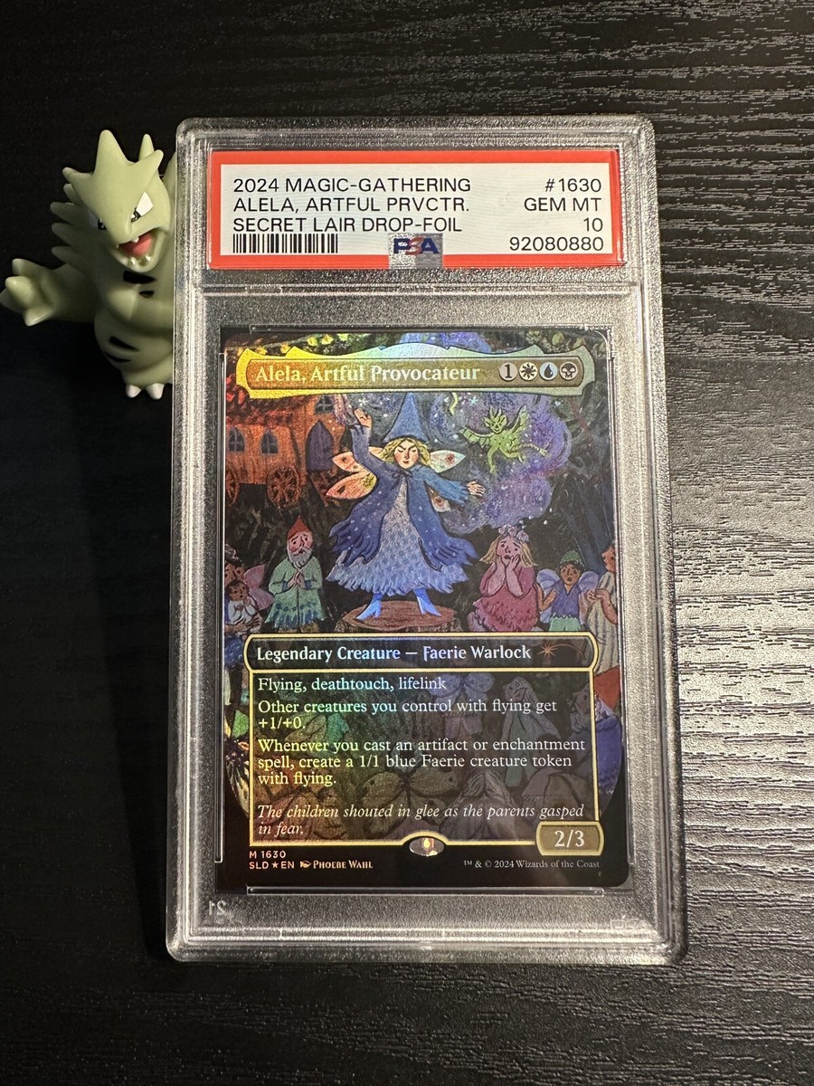 PSA 10 Secret Lair Drop [SLD] Alela, Artful Provocateur MTG