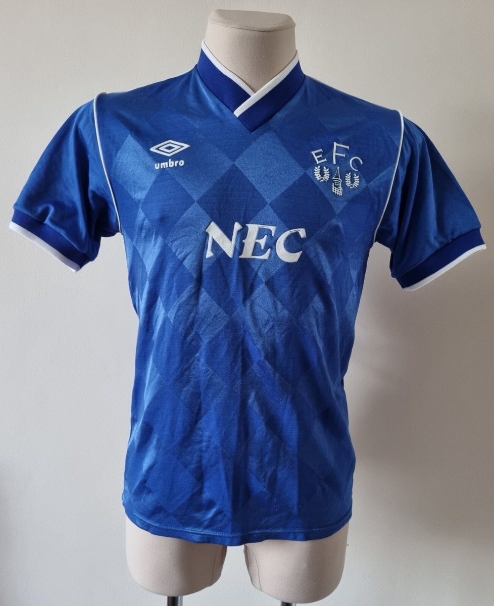 Everton 1986 - 1989 Home football Umbro shirt size 38/40 | eBay