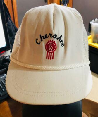KW Kenworth Black Stitch 18 Wheeler Baseball Cap Hat Adjustable #K