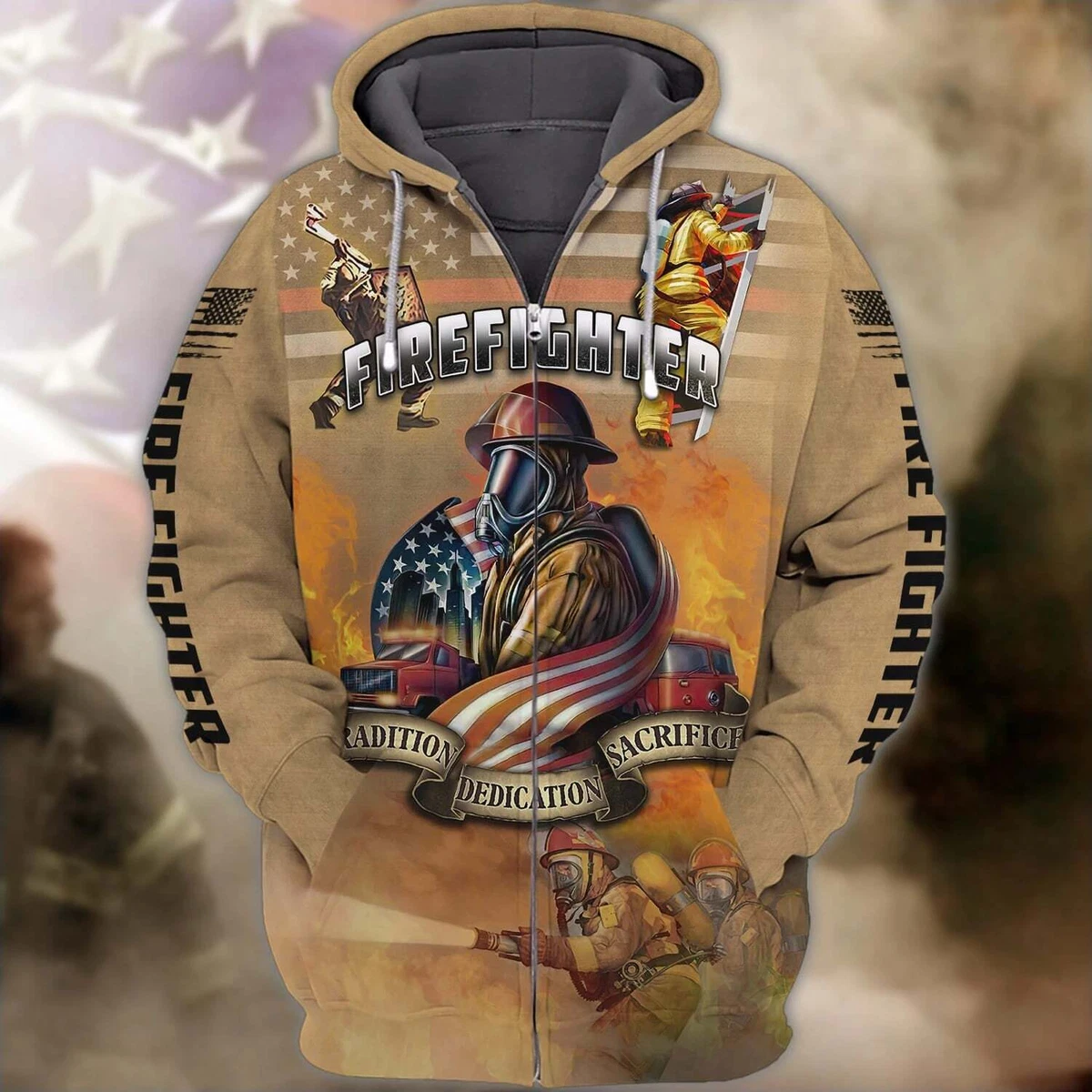 Firefighter 3D shirt Firefighter 3D hoodie zip hoodie Firefighter sometime
