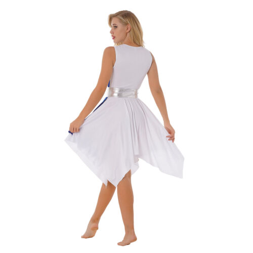 Costume lirico donna liturgico ballo lode abiti color block culto - Foto 5 di 103