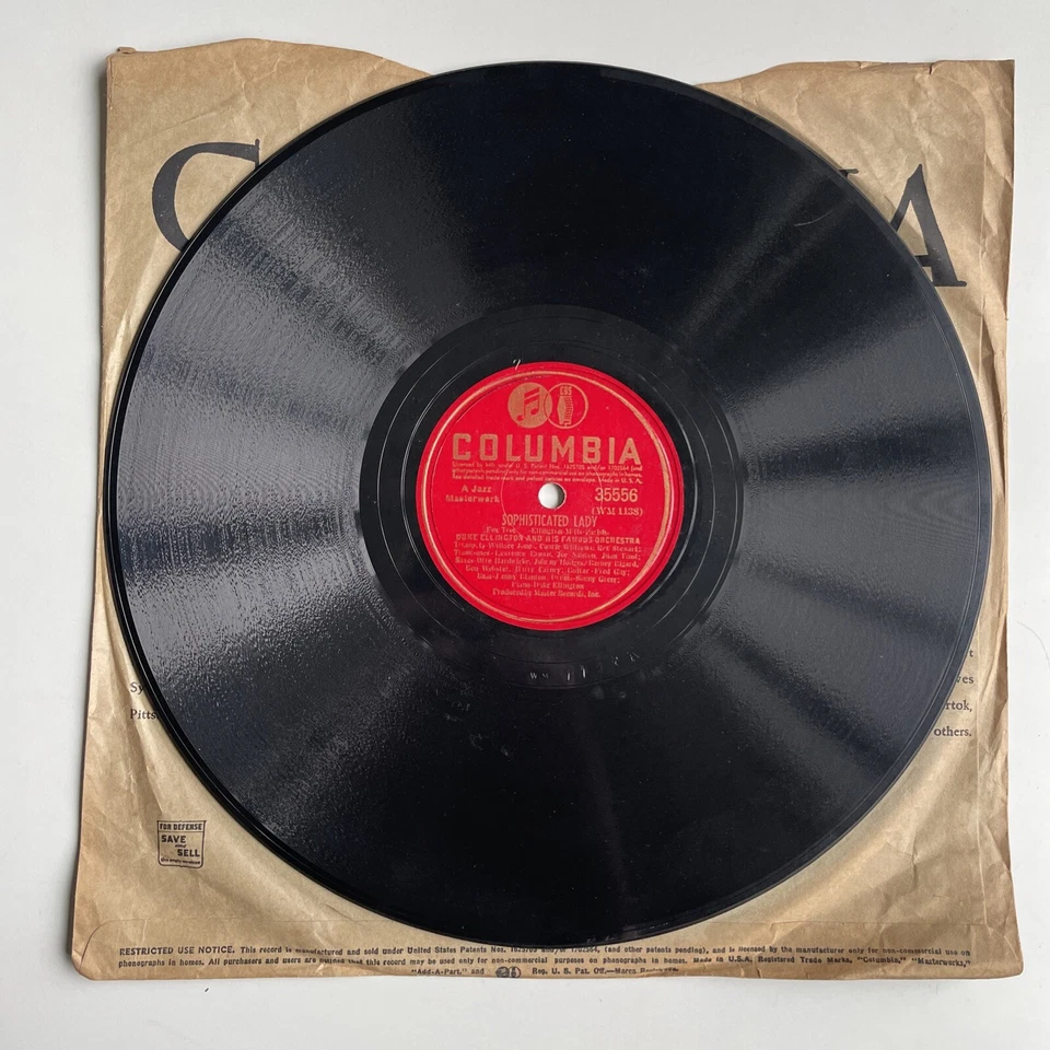 78 rpm DUKE ELLINGTON - stormy weather - COLUMBIA 35556 US Ivy ANDERSON - Photo 4/4