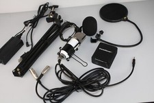 Condenser Microphone Kit Broadcasting Studio Recording Professional Mic w/ Amp