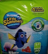 Huggies Little Swimmers Disney Finding Dory SwimPants/Diapers Size S Small NEW 