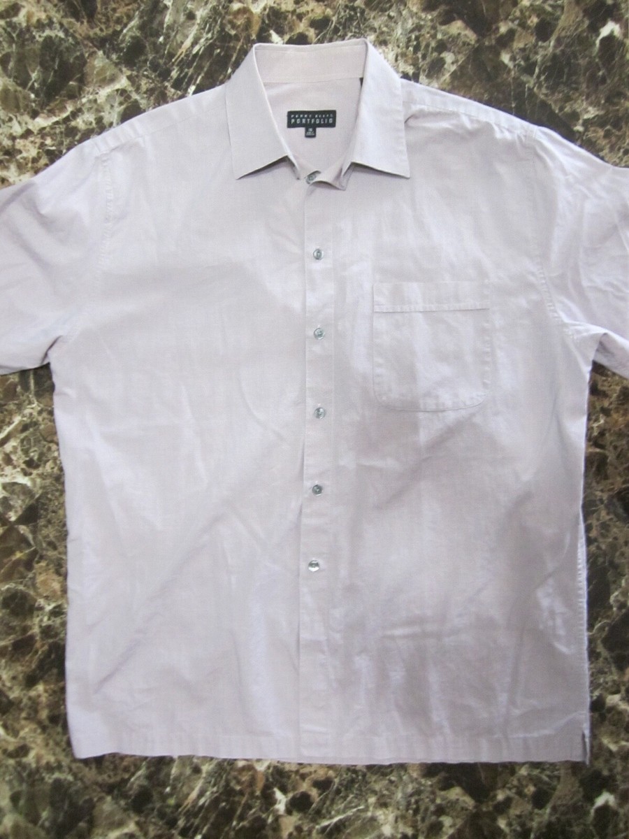 perry ellis white dress shirt Amazon.com: Perry Ellis Men's Total Stretch Slim Fit Solid Short Sleeve Button-Down Shirt, Bright White, Small : Clothing, Shoes & Jewelry