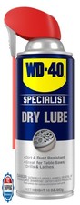 WD-40 Specialist Dry Lube with SMART STRAW SPRAYS 2 WAYS, 10 OZ