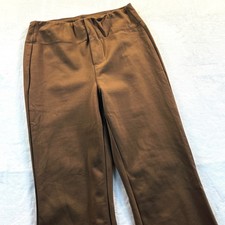 Halara Flex Brown High Waisted Flare Leg Work Pants Size Small Petite