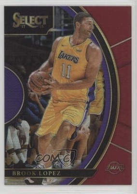 2017-18 Panini Select Concourse Maroon Prizm 173/199 Brook Lopez #77 z7h