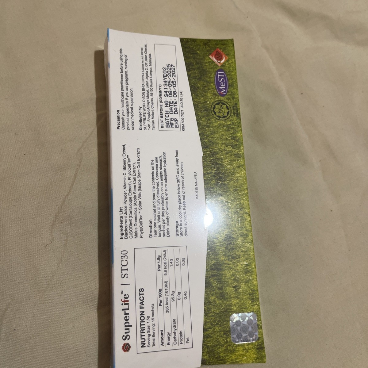 STC30 STC Cellule Souche Anti-âge En Poudre - Traitement Acné, Rides & Éclat - 15ml