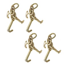 4 Rtj Cluster Hook Tow Truck Car Hauler Trailer Body Frame Hook Wll 4700lb
