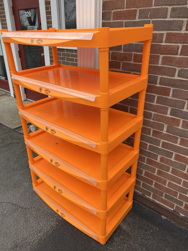 Banana Boat de 6 niveles y estantería tropical hawaiana con ruedas  Foto 4 de 4