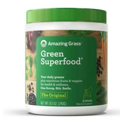 Amazing Grass Greens Blend Superfood Vegan Powder - Original - 8.5oz 5/26
