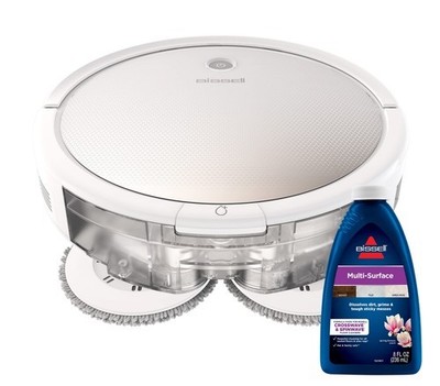 Bissell SpinWave Pet Robot, 2-in-1 Wet Mop and Dry Robot Vacuum, 3347 (Used)